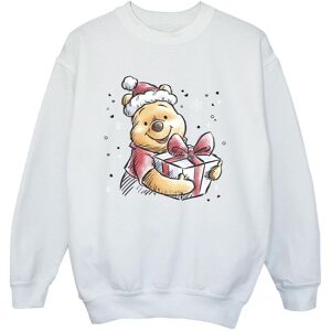 Winnie The Pooh Boy's Present Sweatshirt in White Size: 3-4 Years White 3-4 Years Winnie The Pooh Boy's Present Sweatshirt in White Size: 3-4 Years White 3-4 Years