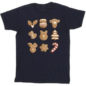 Winnie The Pooh Girl's Gingerbread Cotton T-Shirt in Navy Size: 12-13 Years Navy 12-13 Years Winnie The Pooh Girl's Gingerbread Cotton T-Shirt in Navy Size: 12-13 Years Navy 12-13 Years