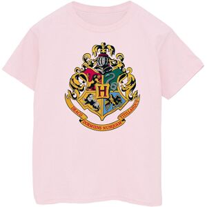 Harry Potter Girl's Hogwarts Crest Gold Ink Cotton T-Shirt in Baby Pink Size: 3-4 Years Baby Pink 3-4 Years Harry Potter Girl's Hogwarts Crest Gold Ink Cotton T-Shirt in Baby Pink Size: 3-4 Years Baby Pink 3-4 Years