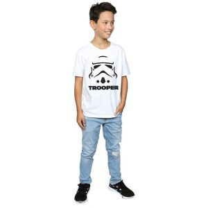 Star Wars Boy's Stormtrooper Cotton T-Shirt in White Size: 12-13 Years White 12-13 Years Star Wars Boy's Stormtrooper Cotton T-Shirt in White Size: 12-13 Years White 12-13 Years