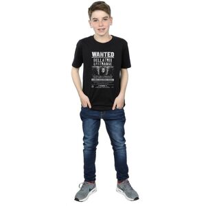 Harry Potter Boy's Bellatrix Lestrange Wanted Poster Cotton T-Shirt in Black Size: 12-13 Years Black 12-13 Years Harry Potter Boy's Bellatrix Lestrange Wanted Poster Cotton T-Shirt in Black Size: 12-13 Years Black 12-13 Years