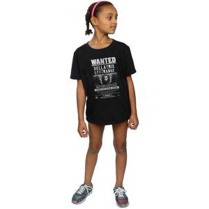 Harry Potter Girl's Bellatrix Lestrange Wanted Poster Cotton T-Shirt in Black Size: 5-6 Years Black 5-6 Years Harry Potter Girl's Bellatrix Lestrange Wanted Poster Cotton T-Shirt in Black Size: 5-6 Years Black 5-6 Years