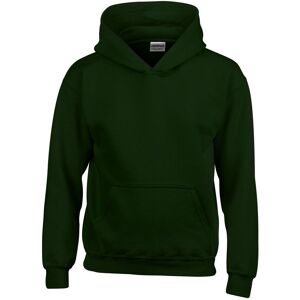 Gildan Heavy Blend Hooded Sweatshirt in Dark Green Size: 9 Years Dark Green 9 Years Gildan Heavy Blend Hooded Sweatshirt in Dark Green Size: 9 Years Dark Green 9 Years