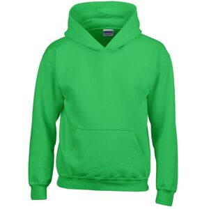 Gildan Heavy Blend Hooded Sweatshirt in Green Size: 9 Years Green 9 Years Gildan Heavy Blend Hooded Sweatshirt in Green Size: 9 Years Green 9 Years