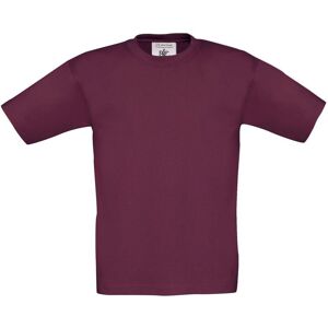 B&C Burgundy Exact 150 T-Shirt for Kids - Short-Sleeve, Crew Neck B&C Burgundy Exact 150 T-Shirt for Kids - Short-Sleeve, Crew Neck
