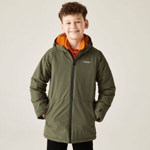 Regatta Farbank Hooded Waterproof Breathable Insulated Jacket in Green Size: 3-4 Years Green 3-4 Years Regatta Farbank Hooded Waterproof Breathable Insulated Jacket in Green Size: 3-4 Years Green 3-4 Years