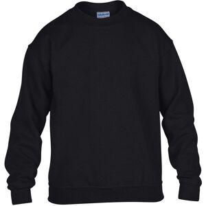 Gildan Heavy Blend Crew Neck Sweatshirt in Black Size: 5-6 Years Black 5-6 Years Gildan Heavy Blend Crew Neck Sweatshirt in Black Size: 5-6 Years Black 5-6 Years