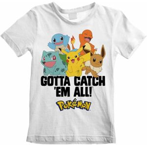 Pokemon Gotta Catch Em All T-Shirt in White Size: 12-13 Years White 12-13 Years Pokemon Gotta Catch Em All T-Shirt in White Size: 12-13 Years White 12-13 Years