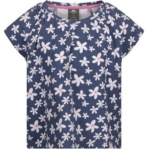 Trespass Girl's Josey Floral T-Shirt in Navy Size: 5-6 Years Navy 5-6 Years Trespass Girl's Josey Floral T-Shirt in Navy Size: 5-6 Years Navy 5-6 Years