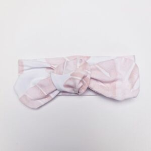 Minky Myles Girl's Newborn Baby Pink Floral TopKnot Bow Headband in White Size: 0-6 m White 0-6 m Minky Myles Girl's Newborn Baby Pink Floral TopKnot Bow Headband in White Size: 0-6 m White 0-6 m