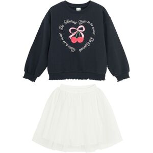 Cool Club Girl's 2-Piece Printed Sweatshirt & Tulle Skirt Outfit Set in Blue Size: 5 Years Blue 5 Years Cool Club Girl's 2-Piece Printed Sweatshirt & Tulle Skirt Outfit Set in Blue Size: 5 Years Blue 5 Years