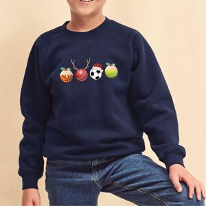 The Alphabet Gift Shop Boy's Sports Fan Kids Christmas Jumper in Navy Size: 5-6 Years Navy 5-6 Years The Alphabet Gift Shop Boy's Sports Fan Kids Christmas Jumper in Navy Size: 5-6 Years Navy 5-6 Years