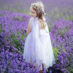 UK Flower Girl Boutique Girl's Enchanted Angel Dress - Embroidered Lilac in Pale Lilac Size: 5-6 Years Pale Lilac 5-6 Years UK Flower Girl Boutique Girl's Enchanted Angel Dress - Embroidered Lilac in Pale Lilac Size: 5-6 Years Pale Lilac 5-6 Years