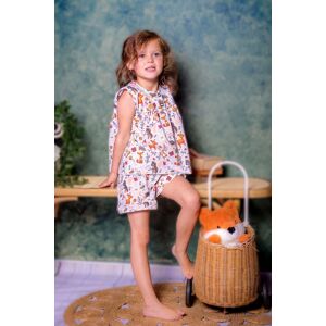Fox In A Box Girl's Forest Friends Cotton Short Pyjama Set Size: 5-6 Years Multicolor 5-6 Years Fox In A Box Girl's Forest Friends Cotton Short Pyjama Set Size: 5-6 Years Multicolor 5-6 Years