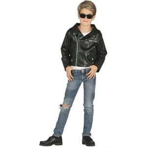 Fiestas Guirca Fancy Dress Child Leather Jacket in Black Size: 5-6 Years Black 5-6 Years Fiestas Guirca Fancy Dress Child Leather Jacket in Black Size: 5-6 Years Black 5-6 Years