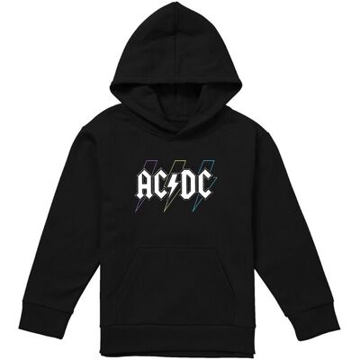 AC/DC ACDC Pastel Bolts Youth Kids Pull-Over Hoodie, Black Size: 9-11 Years Black 9-11 Years AC/DC ACDC Pastel Bolts Youth Kids Pull-Over Hoodie, Black Size: 9-11 Years Black 9-11 Years
