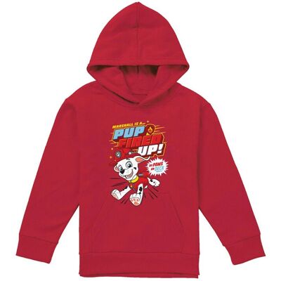 Paw Patrol Marshall Pup Fired Up Youth Kids Pull-Over Hoodie, Red Size: 9-11 Years Red 9-11 Years Paw Patrol Marshall Pup Fired Up Youth Kids Pull-Over Hoodie, Red Size: 9-11 Years Red 9-11 Years