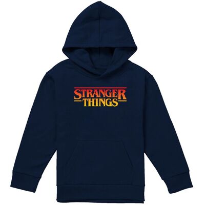 Stranger Things Sunset Pixel Logo Youth Kids Boy/Girls Pull-Over Hoodie, Navy Size: 7-8 Years Navy 7-8 Years Stranger Things Sunset Pixel Logo Youth Kids Boy/Girls Pull-Over Hoodie, Navy Size: 7-8 Years Navy 7-8 Years