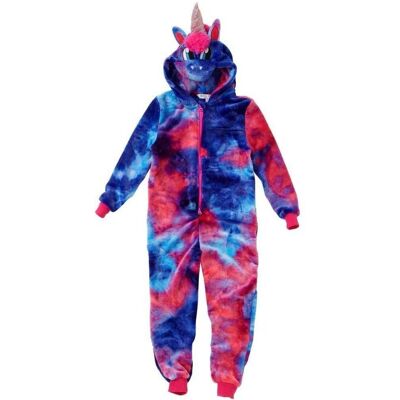 Animal Crazy Unicorn Tie Dye Fleece Onesie in Purple Size: 6-7 Years Purple 6-7 Years Animal Crazy Unicorn Tie Dye Fleece Onesie in Purple Size: 6-7 Years Purple 6-7 Years