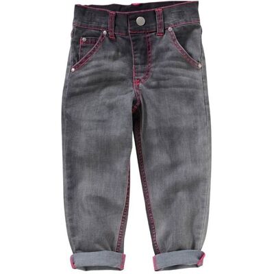 Cozy n Dozy Girl's 80s Pops Stretch Jeans in Mid Grey Size: 4-5 Years Mid Grey 4-5 Years Cozy n Dozy Girl's 80s Pops Stretch Jeans in Mid Grey Size: 4-5 Years Mid Grey 4-5 Years