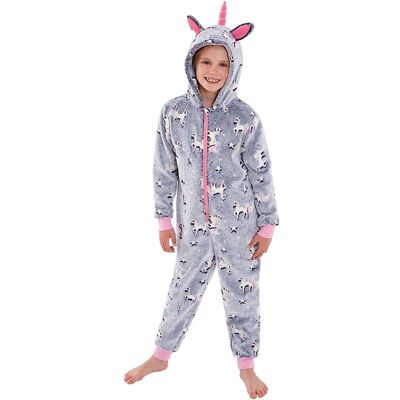 Cozy n Dozy Glow In The Dark Unicorn Onesie in Lilac Size: 2-3 Years Lilac 2-3 Years Cozy n Dozy Glow In The Dark Unicorn Onesie in Lilac Size: 2-3 Years Lilac 2-3 Years