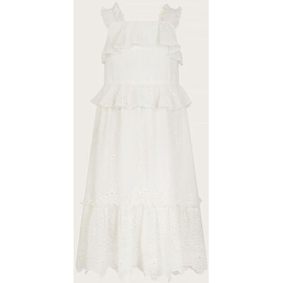 Monsoon Girl's Zahara Broderie Dress Ivory Size: 3 Years Ivory 3 Years Monsoon Girl's Zahara Broderie Dress Ivory Size: 3 Years Ivory 3 Years