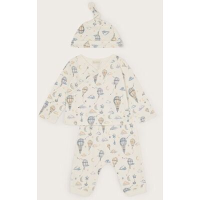 Monsoon Boy's Newborn Hot Air Balloon Sleep Set Green Size: 12-18 m Green 12-18 m Monsoon Boy's Newborn Hot Air Balloon Sleep Set Green Size: 12-18 m Green 12-18 m