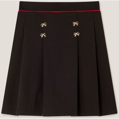 Monsoon Girl's Bow Ponte Pleated Skirt Blue Size: 5-6 Years Blue 5-6 Years Monsoon Girl's Bow Ponte Pleated Skirt Blue Size: 5-6 Years Blue 5-6 Years