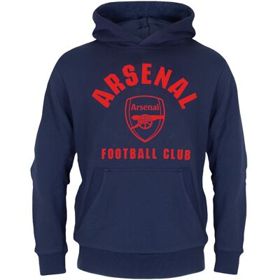 Arsenal FC - Boys Hoody Fleece Graphic - Navy Blue - 8-9 Years - Hoodie Arsenal FC - Boys Hoody Fleece Graphic - Navy Blue - 8-9 Years - Hoodie