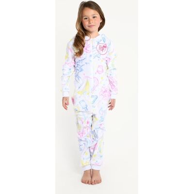 Harry Potter Girl's Onesie in White Size: 11-12 Years White 11-12 Years Harry Potter Girl's Onesie in White Size: 11-12 Years White 11-12 Years