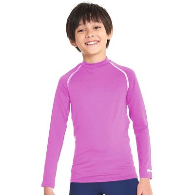 Rhino Long Sleeve Thermal Underwear Base Layer Vest Top in Pink Size: 5-6 Years Pink 5-6 Years Rhino Long Sleeve Thermal Underwear Base Layer Vest Top in Pink Size: 5-6 Years Pink 5-6 Years