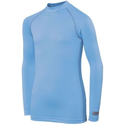 Rhino Long Sleeve Thermal Underwear Base Layer Vest Top in Light Blue Size: 5-6 Years Light Blue 5-6 Years Rhino Long Sleeve Thermal Underwear Base Layer Vest Top in Light Blue Size: 5-6 Years Light Blue 5-6 Years