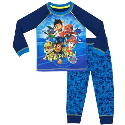 Paw Patrol Boy's Group Print Pyjamas in Blue Size: 6-7 Years Blue 6-7 Years Paw Patrol Boy's Group Print Pyjamas in Blue Size: 6-7 Years Blue 6-7 Years