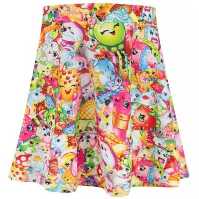 Shopkins Girl's Skater Skirt Pink Official Merch Size: 3-4 Years Pink 3-4 Years Shopkins Girl's Skater Skirt Pink Official Merch Size: 3-4 Years Pink 3-4 Years