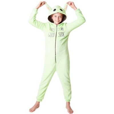 Disney Mandalorian Onesie Loungewear in Green Size: 11-12 Years Green 11-12 Years Disney Mandalorian Onesie Loungewear in Green Size: 11-12 Years Green 11-12 Years