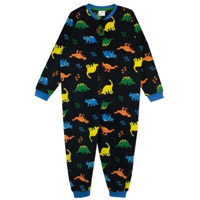 Harry Bear Boy's Long Sleeve Dinosaur Onesie in Black Size: 6-7 Years Black 6-7 Years Harry Bear Boy's Long Sleeve Dinosaur Onesie in Black Size: 6-7 Years Black 6-7 Years