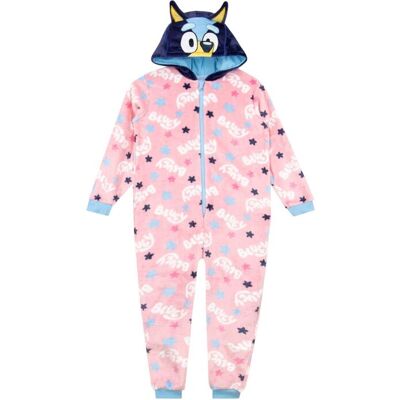 Bluey Girl's Onesie in Pink Size: 6-7 Years Pink 6-7 Years Bluey Girl's Onesie in Pink Size: 6-7 Years Pink 6-7 Years