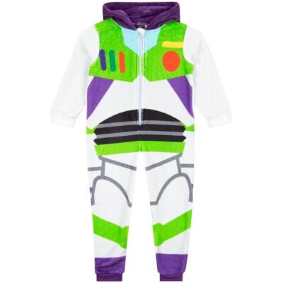 Disney Boy's Toy Story Buzz Lightyear Onesie in White Size: 7-8 Years White 7-8 Years Disney Boy's Toy Story Buzz Lightyear Onesie in White Size: 7-8 Years White 7-8 Years