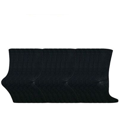 Sock Snob Boy's 18 Pairs Multipack Colourful Soft Breathable Cotton Socks in Black Size: 7-10 Years Black 7-10 Years Sock Snob Boy's 18 Pairs Multipack Colourful Soft Breathable Cotton Socks in Black Size: 7-10 Years Black 7-10 Years