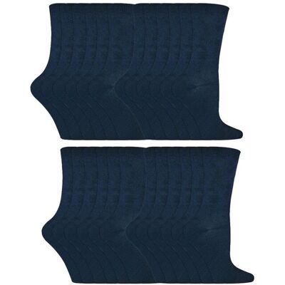 Sock Snob Boy's 24 Multipack of Cotton Rich Socks Ideal Socks in Navy Size: 4-6 Years Navy 4-6 Years Sock Snob Boy's 24 Multipack of Cotton Rich Socks Ideal Socks in Navy Size: 4-6 Years Navy 4-6 Years