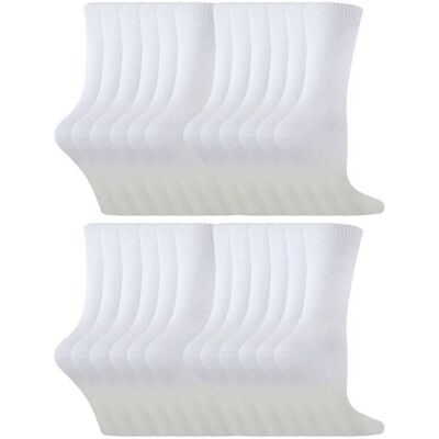 Sock Snob Boy's 24 Multipack of Cotton Rich Socks Ideal Socks in White Size: 4-6 Years White 4-6 Years Sock Snob Boy's 24 Multipack of Cotton Rich Socks Ideal Socks in White Size: 4-6 Years White 4-6 Years