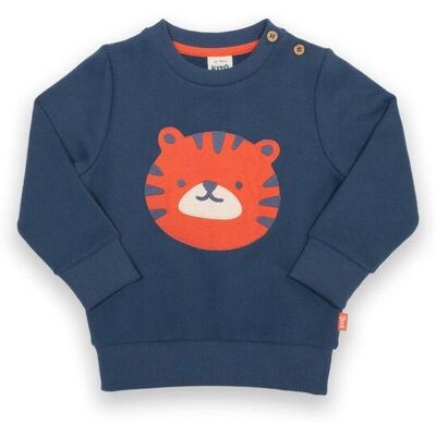 Kite Boy's Top Tiger Sweatshirt in Navy Size: 6 Years Navy 6 Years Kite Boy's Top Tiger Sweatshirt in Navy Size: 6 Years Navy 6 Years