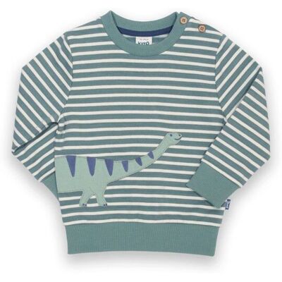 Kite Boy's Dippy Dino Sweatshirt in Green Size: 8 Years Green 8 Years Kite Boy's Dippy Dino Sweatshirt in Green Size: 8 Years Green 8 Years