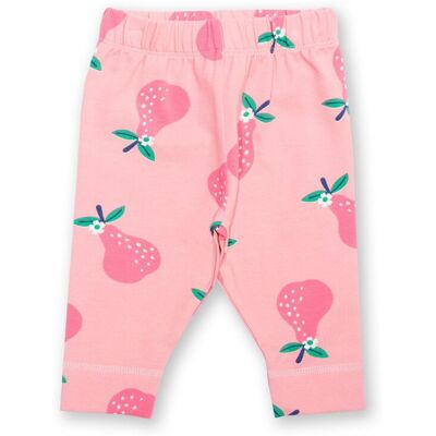 Kite Girl's Baby Pear-Fect Organic Cotton Leggings in Pink Size: 0-3 m Pink 0-3 m Kite Girl's Baby Pear-Fect Organic Cotton Leggings in Pink Size: 0-3 m Pink 0-3 m