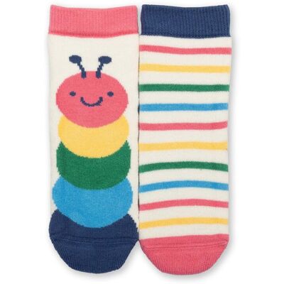 Kite Girl's Caterpillar Grippy Socks Pink Size: 0-6 m Multicolor 0-6 m Kite Girl's Caterpillar Grippy Socks Pink Size: 0-6 m Multicolor 0-6 m