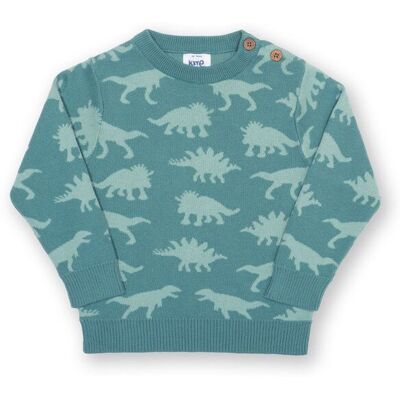 Kite Boy's Dino Dudes Jumper in Green Size: 12-13 Years Green 12-13 Years Kite Boy's Dino Dudes Jumper in Green Size: 12-13 Years Green 12-13 Years