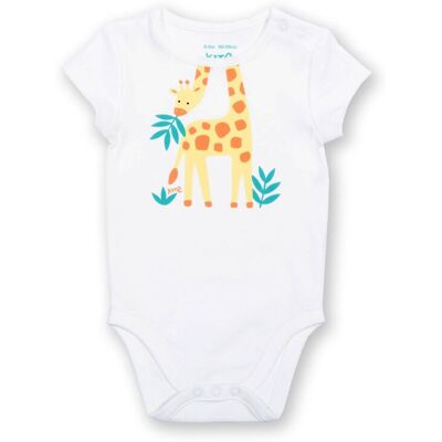 Kite Baby Hello Giraffe Organic Cotton Bodysuit in Cream Size: 9-12 m Cream 9-12 m Kite Baby Hello Giraffe Organic Cotton Bodysuit in Cream Size: 9-12 m Cream 9-12 m