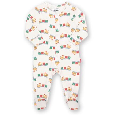 Kite Baby Choo Choo Sleepsuit in Cream Size: 3-6 m Cream 3-6 m Kite Baby Choo Choo Sleepsuit in Cream Size: 3-6 m Cream 3-6 m