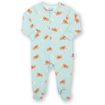 Kite Baby Woolly & Dove Sleepsuit in Blue Size: 6-9 m Blue 6-9 m Kite Baby Woolly & Dove Sleepsuit in Blue Size: 6-9 m Blue 6-9 m