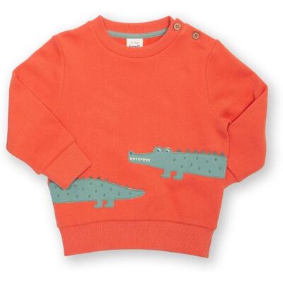 Kite Boy's Captain Croc Sweatshirt in Orange Size: 12-13 Years Orange 12-13 Years Kite Boy's Captain Croc Sweatshirt in Orange Size: 12-13 Years Orange 12-13 Years